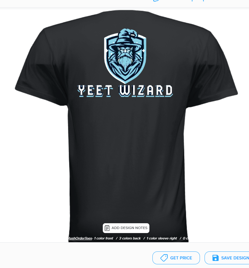 Blue logo Tee
