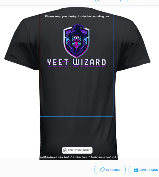 Full color logo tee shirt