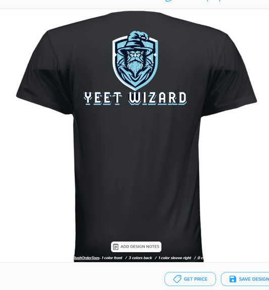 Blue logo Tee